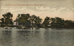 The Mohawk and Schenectady Boat Club New York Postcard Postcard Postcard