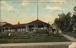 Music Pavilion, Belmont Mansion, Fairmount Park Philadelphia, PA Postcard Postcard Postcard