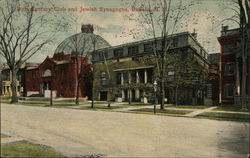 30th Century Club and Jewish Synagogue Buffalo, NY Postcard Postcard Postcard