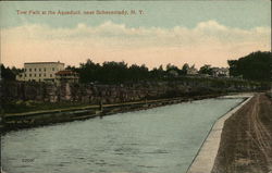 Tow Path at the Aqueduct Schenectady, NY Postcard Postcard Postcard