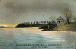 Gulick's Boat House, Loch Carnegie Postcard