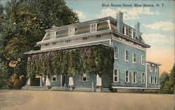 Blue Stores Hotel Postcard