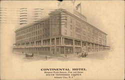 Continental Hotel - South Tennessee Avenue Postcard