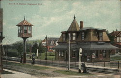 Erie RR Station Postcard