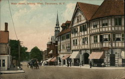 Main Street Looking West Postcard