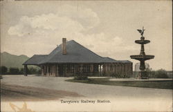 Tarrytown Railway Station New York Postcard Postcard Postcard