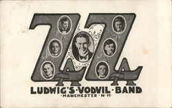 Ludwig's Vodvil Band Manchester, NH Postcard Postcard Postcard