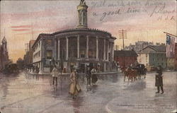 The Stock Exchange, Dock Square Philadelphia, PA Postcard Postcard Postcard