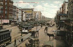 View of Canal Street Postcard