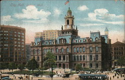 City Hall Detroit, MI Postcard Postcard Postcard