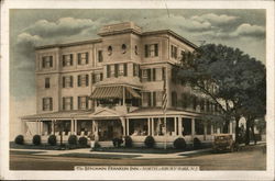 The Benjamin Franklin Inn North Asbury Park, NJ Postcard Postcard Postcard