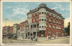 New Merchants Hotel, South Side Bethlehem, PA Postcard Postcard Postcard