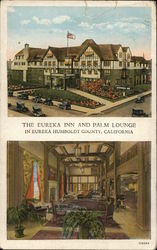 The Eureka Inn and Palm Lounge California Postcard Postcard Postcard