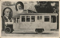 Fulton Gospel Auto - House and Church on Wheels Postcard