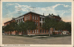 St. Joseph's Infirmary Houston, TX Postcard Postcard Postcard