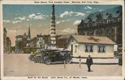 State Street, Showing Red Cross Bldg. Postcard