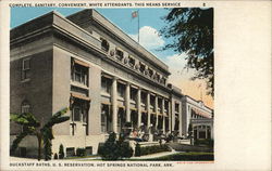 Buckstaff Baths, U.S.Reservation, Hot Springs National Park Postcard