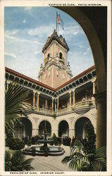 Pavilion of Cuba, Interior Court Postcard