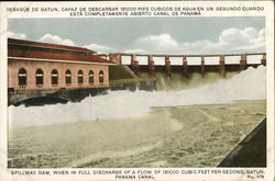 Spillway Dam, Panama Canal Postcard