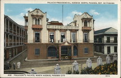 President's Palace, North Avenue Panama City, Panama Postcard Postcard Postcard