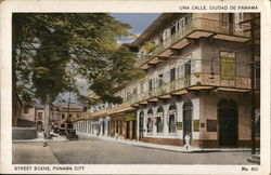 Street Scene Panama City, Panama Postcard Postcard Postcard