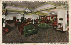 Hotel Rosslyn - Lobby Postcard