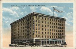 Hotel Manx, Powell at O'Farrell San Francisco, CA Postcard Postcard Postcard