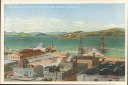 San Francisco Bay from Nortyh Beach California Postcard Postcard Postcard