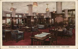 Marshall Field & Company - Reading, Writing and Rest Rooms Postcard