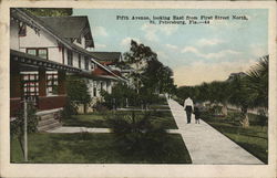 Fifth Avenue Looking East from First Street North Postcard