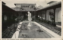 Patio, Ole Hanson Home Postcard