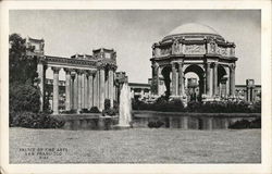 Palace of Fine Arts San Francisco, CA Postcard Postcard Postcard