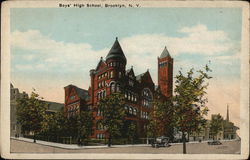 Boys' High School Brooklyn, NY Postcard Postcard Postcard