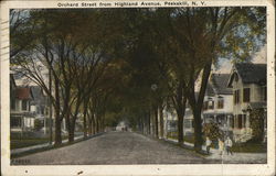 Orchard Street from Highland Avenue Peekskill, NY Postcard Postcard Postcard