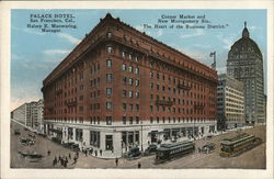 Palace Hotel, "The Heart of the Business District" Postcard