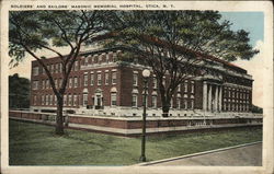 Soldiers and Sailors Masonic Memorial Hospital Utica, NY Postcard Postcard Postcard