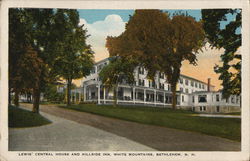 Lewis' Central House and Hillside Inn, White Mountains Bethlehem, NH Postcard Postcard Postcard