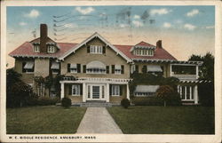 W. E. Biddle Residence Postcard