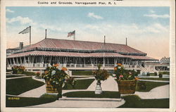 Casino and Grounds Narragansett Pier, RI Postcard Postcard Postcard