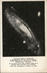 The Great Nebula in Andromeda Postcard