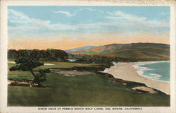 Ninth Hole at Pebble Beach Golf Links Del Monte, CA Postcard Postcard Postcard