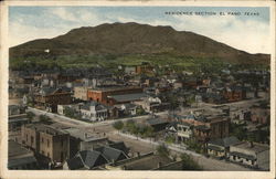 Residence Section El Paso, TX Postcard Postcard Postcard