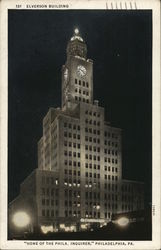 Elverson Building, "Home of the Phila. Inquirer" Postcard