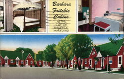 Barbara Fritchie Cabins Postcard