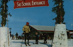 Snow Ridge Ski School Postcard