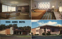 King James Motel Postcard