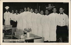 Tuskegee Students at O'Briens Waverly, NY Postcard Postcard Postcard