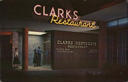 Clark's Northgate Restaurant Postcard