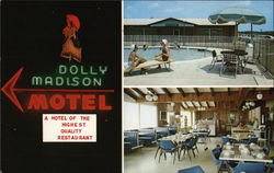 Dolly Madison Motel Postcard