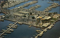 Magnificent Air View of Bahia Mar Postcard